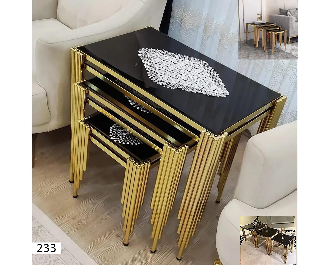 Table de coin luxe