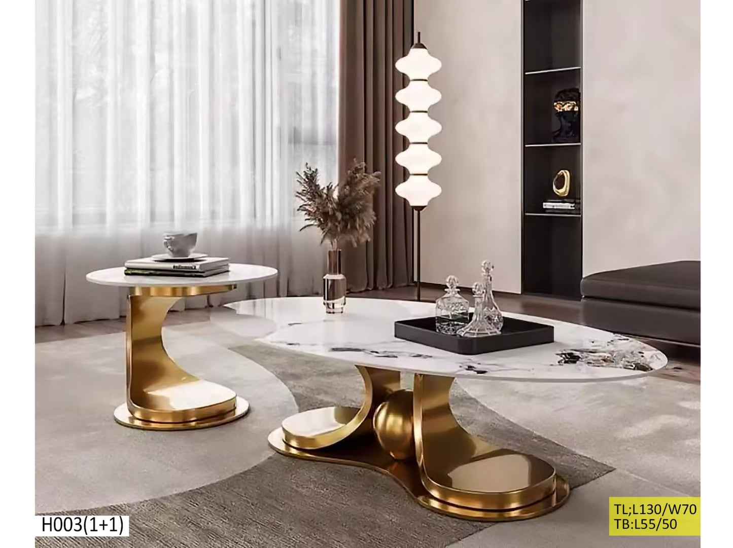 Table basse luxe