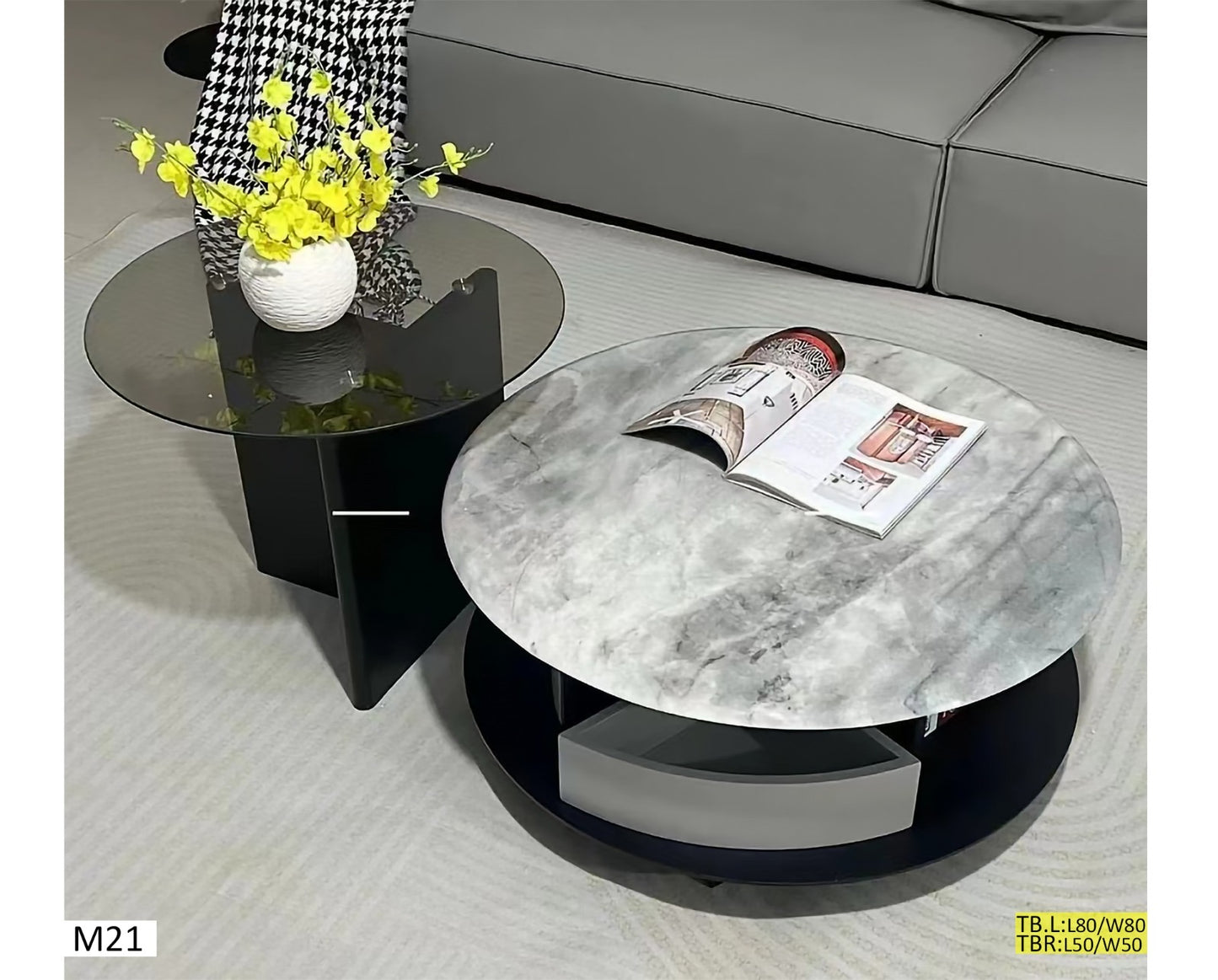 Table basse luxe