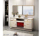 Buffet cheminée avec miroir