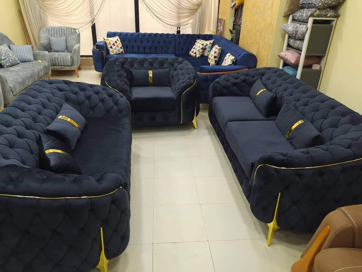 Salon Royal 8 Places – Élégance & Confort Haut de Gamme
