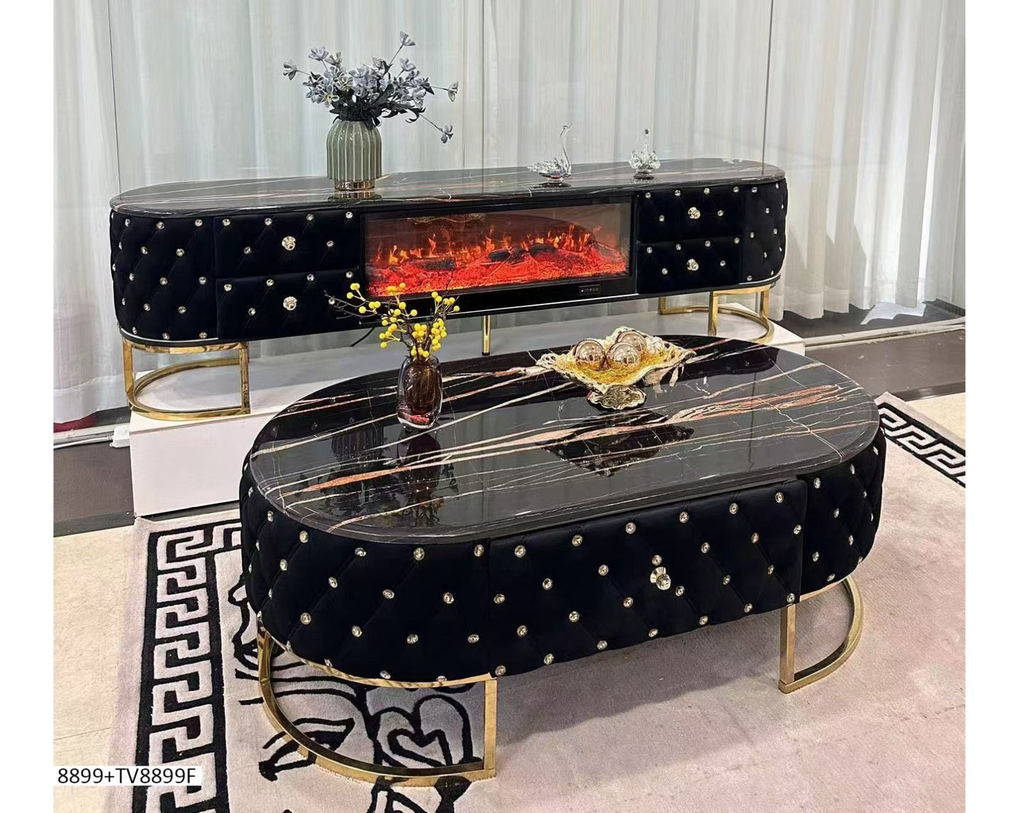 Ensemble table basse et Tv