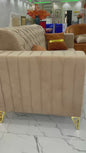 Salon 2 thon beige et orange