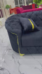 Salon 8 place capitonnage noire